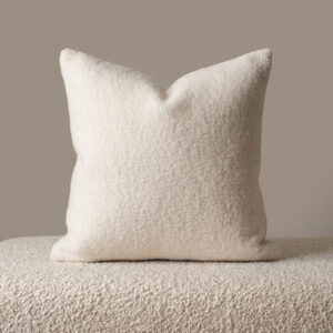 Poszewka z wełny parzonej / ecru