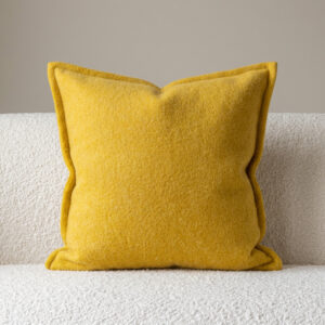 żółta wełniana poszewka dekoracyjna żółta wełniana poszewka dekoracyjna